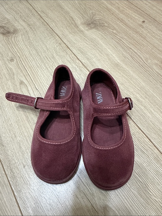 Zara Other - Zara Suede Kids Mary Jane Shoes